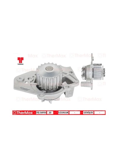 Devirdaim Pejo 205 1.6-1.6 Gtı-1.8-1.9gtı 84-87 305-309-405 Bx-xb Thermax 1201.63/ 1201.39/ 95655207/ 1201.59