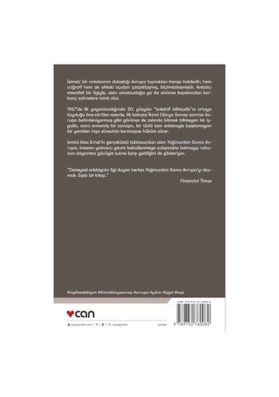 Yağmurdan Sonra Avrupa - Alan Burns - Can Yayınları