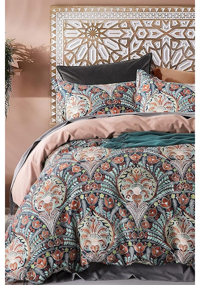 İqon Lastikli Çarşaflı Nevresim Takımı Tek Kişilik Bohemian Bohemian