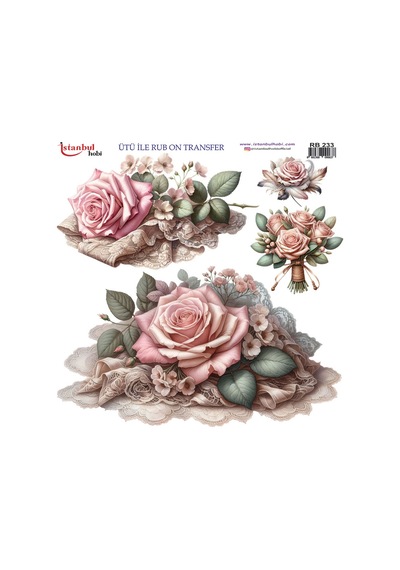 Ütü İle Rub On Transfer Kağıdı 30x30cm Rb-233