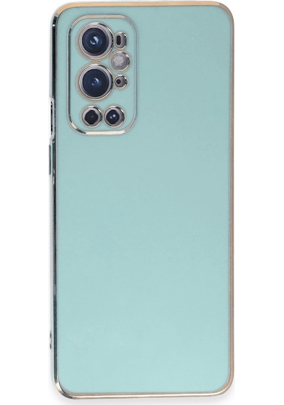 Cosmotex Newface One Plus 9 Pro Kılıf Volet Silikon - Açık Yeşil