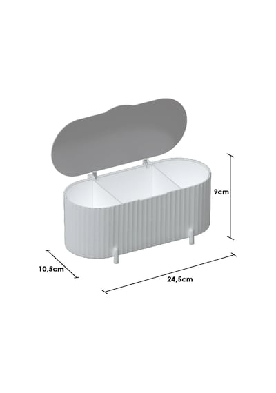 Aqua Makyaj Kozmetik Ve Fırçalık Düzenleyici Organizer 2'li Set