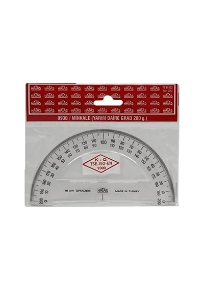 Hatas Minkale İletki Yarım Daire Grad 200g 15cm Genel