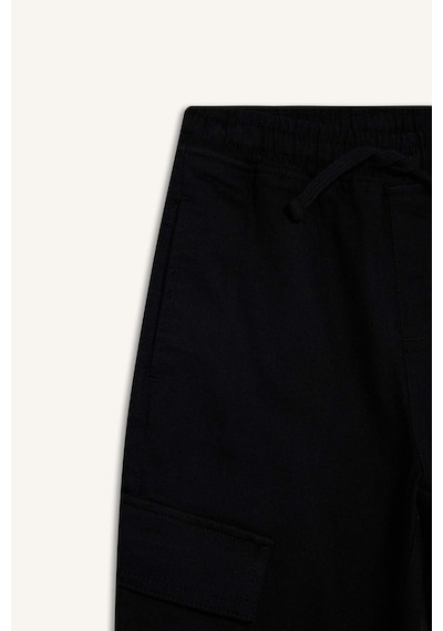 Defacto Jogger Fit Gabardin Siyah Erkek Çocuk Pantolon F1970a8/bk81 Siyah