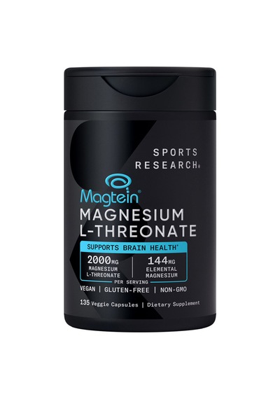 Sports Research Magtein Magnesium L-threonate 2000 Mg 135 Bitkisel Kapsül Aromasız