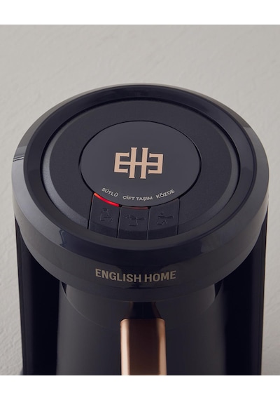 English Home Tkm 6011 Sütlü Türk Kahvesi Makinesi Siyah-bakır