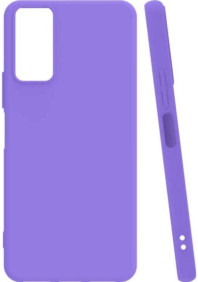 Galaxy A03s Kılıf Zore Biye Silikon Lila