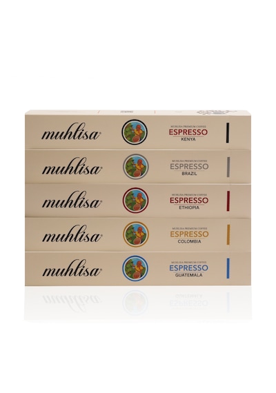 Muhlisa Espresso 5 Çeşit Kapsül Kahve Seti 5 x 10'lu