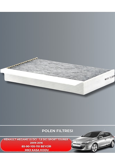 Renault Megane 1.5 Dcı-1.5 Dcı S-trr 2009-2010-2011-2012-2013-2014-2015-2016 Filtre Yağ Bakım Seti
