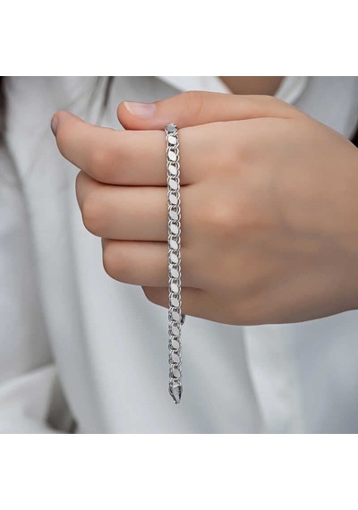 Gümüş Pullu Zincir Kadın Bileklik Çok Renkli 24616761