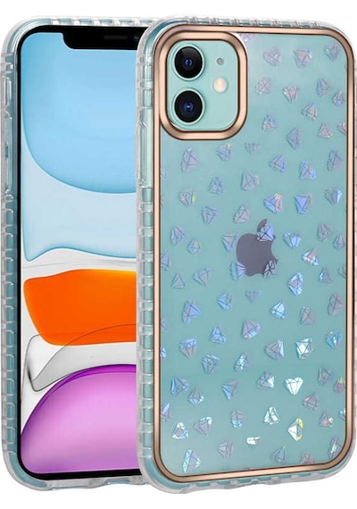Nourthkiingdom Apple Uyumlu iPhone 11 Desenli Parlayan Transparan Nrtk Avva Kılıf-no10 No10