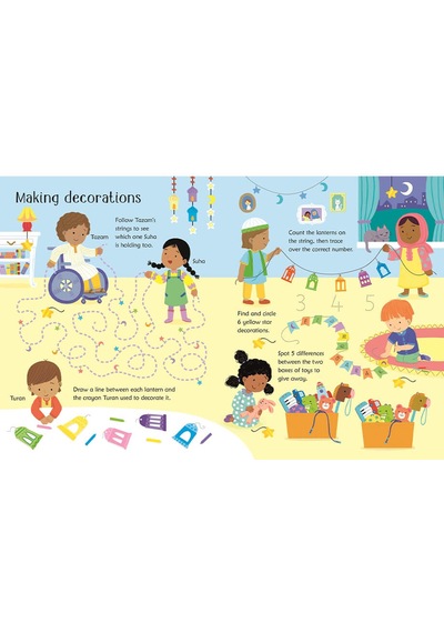 Usborne Wipe-clean - Eid Activities