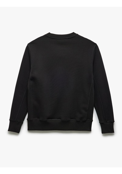 Koton Bisiklet Yaka Dikiş Detaylı Şardonlu Pamuk Karışımlı Basic Sweatshirt Siyah 5sam70045mk Siyah Koton Bisiklet Yaka Dikiş Detaylı Şardonlu Pamuk Karışımlı Basic Sweatshirt Siyah 5sam70045mk Siyah