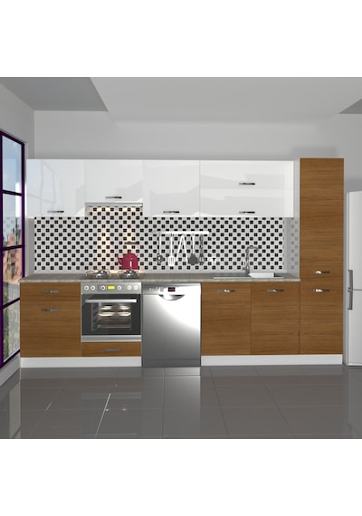 Decoraktiv Elite 325y Ankastre Fırın Modüllü Mdf Hazır Mutfak Dolabı - Tezgah Dahil - Ceviz - Beyaz Beyaz - Ceviz Decoraktiv Elite 325y Ankastre Fırın Modüllü Mdf Hazır Mutfak Dolabı - Tezgah Dahil - Ceviz - Beyaz Beyaz - Ceviz