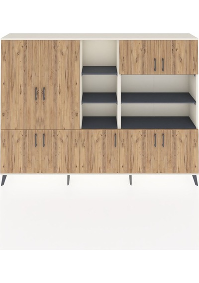 Arges Dolap 14 Raflı 9 Kapaklı 220x30x163 Aytaşı-çam/antrasit Aytaşı-çam/antrasit Arges Dolap 14 Raflı 9 Kapaklı 220x30x163 Aytaşı-çam/antrasit Aytaşı-çam/antrasit