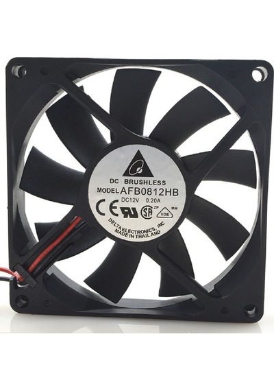 Delta Afb0812hb ,80x15mm 12vdc 33-cfm 2-kablo Fan