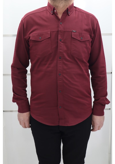 Becces Dmctekstil Erkek Bordo 007-001 Düz Spor Kesim Dar Kalıp Çift Cepli Uzun Kollu Yazlık Keten Gömlek Becces Dmctekstil Erkek Bordo 007-001 Düz Spor Kesim Dar Kalıp Çift Cepli Uzun Kollu Yazlık Keten Gömlek
