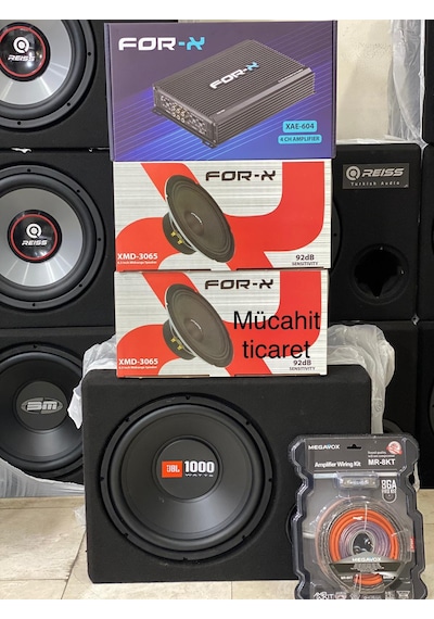 Jbl Paket 30cm Bass Forx 16cm Midrange İki Takım4 Kanallı Anfi