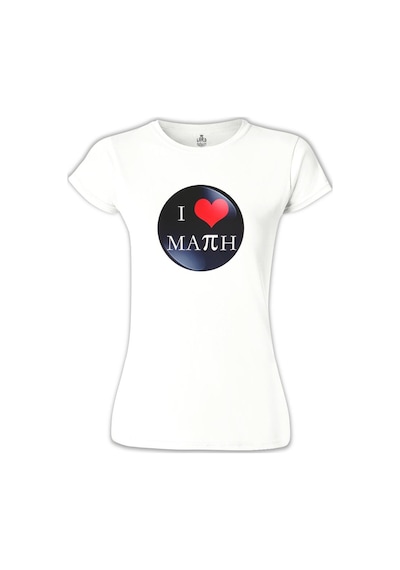 Matematik - Pi 17 Beyaz Kadın Tshirt 001