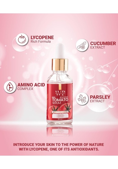 Lexroo Likopen Içerikli Aydınlatıcı Yüz Serumu - Red Booster Tomato Serum 30 Ml