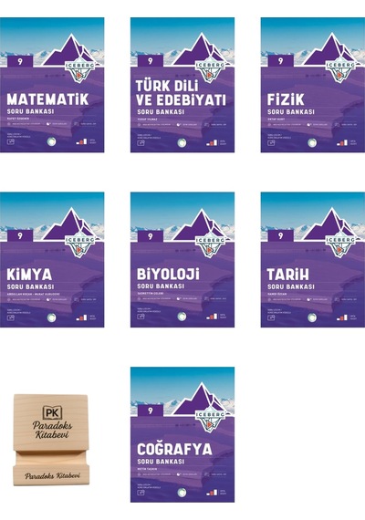 Okyanus 9. Sınıf Iceberg Tüm Dersler Soru Bankası 7li Set + Telefon Standı