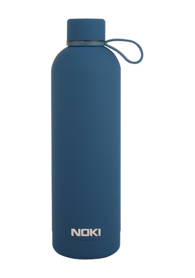 Noki Mavi Çelik Matara Vidalı Kapak Soft Touch / 730 Ml Mavi