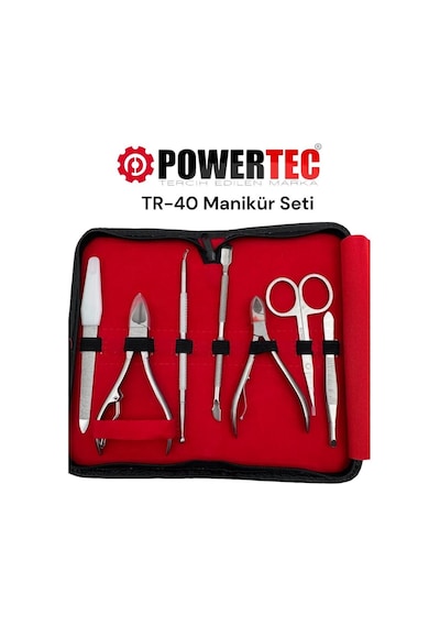 Powertec TR-40 Manikür Seti
