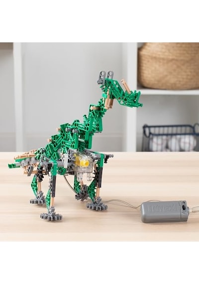Basic Fun 12468 Osaurus Classics 255 Pc/ 2 Model-osaurus Rex Yapı Seti Motorlu , Çok Renkli