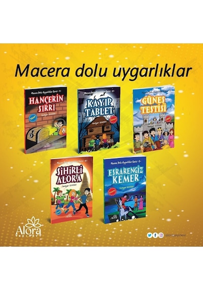 Macera Dolu Uygarlıklar-üç Kafadarın Macerası (8+ Yaş) 5 Kitap +değerlendirme Kiatbı