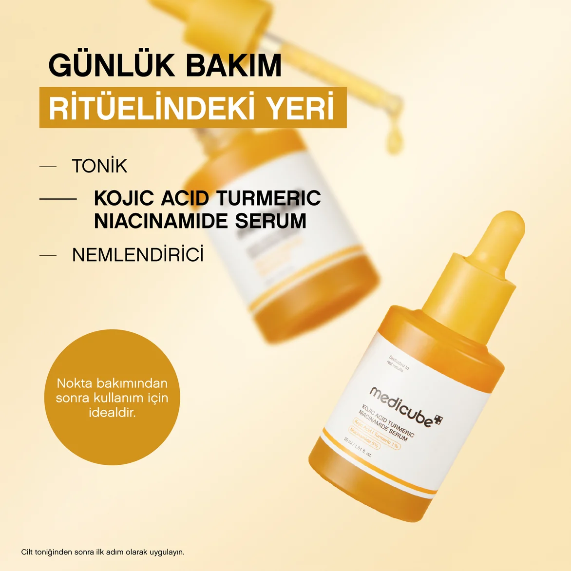 Kojıc Acid Turmeric Niacinamide Serum 30ml