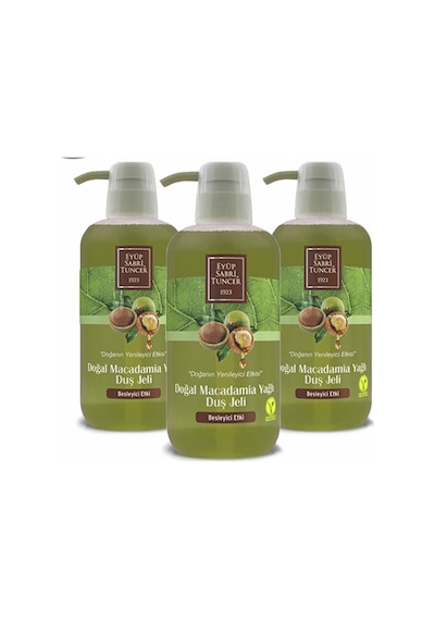 Eyüp Sabri Tuncer Doğal Macadamia Yağlı Duş Jeli 3 x 600 ML
