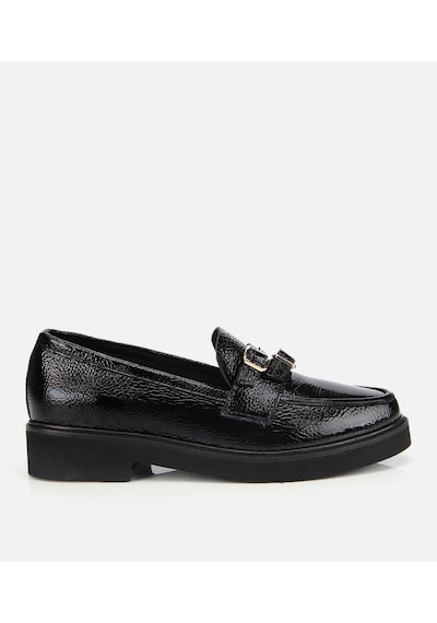 Hotiç Kadın Rugan Deri Siyah Tokalı Klasik Loafer 01ayh313640a100 01ayh313640a100 Siyah