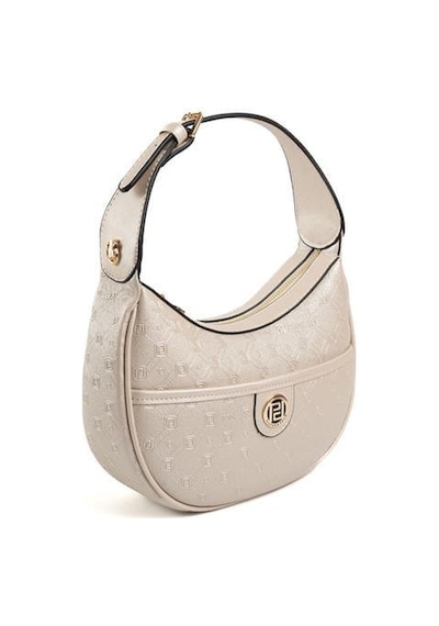 Silver Polo Sp1194 Kadın Omuz Çantası Logolu Bej-s.bej