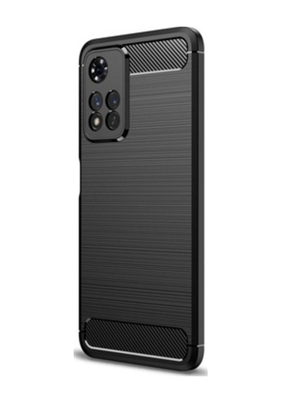 Xiaomi Redmi Note 11 Pro Çin Vers. Brushed Silikon Kilif - Siyah 537457404