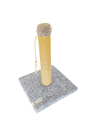 Tek Katlı Gri Kedi Tırmalama Tahtası