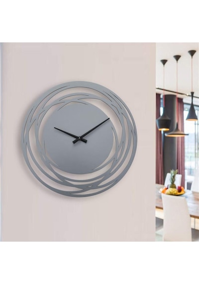 Ahşap Modern Duvar Saati (444628838)
