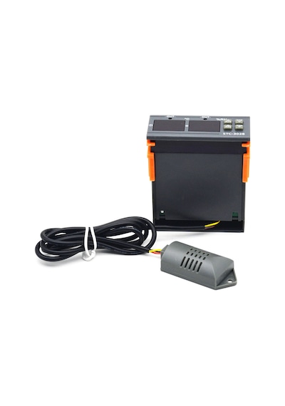 STC -3028 Isı Ve Nem Termostatı Çift Ekran 220v