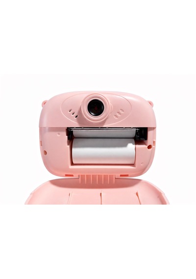 Cmr96 Çocuk Dijital Mini Kamera 1080p Hd 2.4 İnç Ekran Fotorğraf Video Oyun Müzik Usb Şarj Termal Resim Kağıt Baskılı Yazıcı Kamera Video Makinesi Print Kamera Pembe