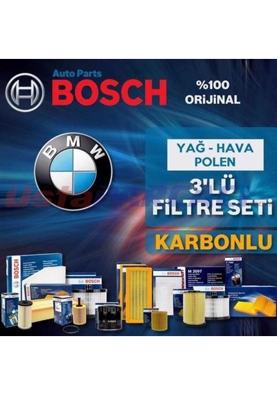 Bmw 3.16I 3.18I 3.20I E90/E91/E92/E93 Bosch  Filtre Bakım Seti 2