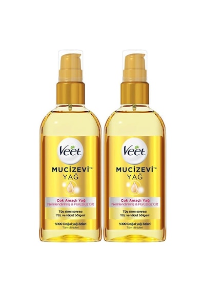 Veet Çok Amaçlı Tüy Alım Sonrası Mucizevi Yağ 2 x 100 ML