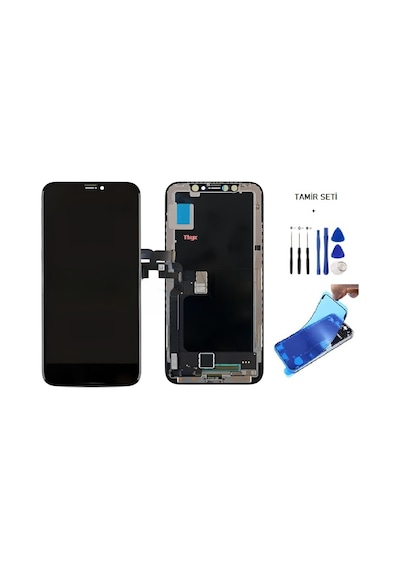 Apple Uyumlu iPhone X Lcd Ekran Dokunmatik -a- Kalite Gx Marka + Tamir Seti + Toz Bantı