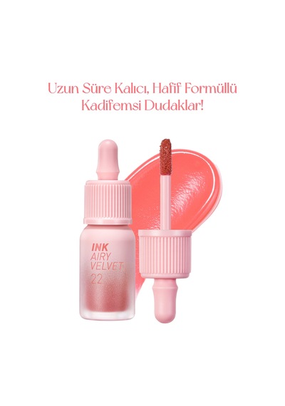 Perıpera Ink Airy Velvet 22 Center Peach 22