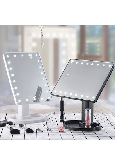 16 Led Işıklı Makyaj Aynası Beyaz