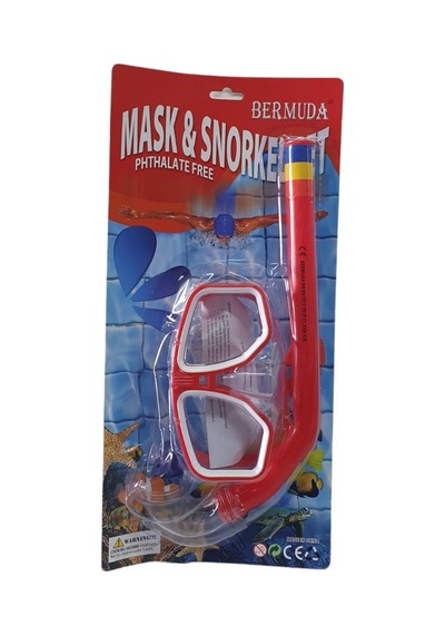 Ak405-140bc - Garson Maske Set Kartela Lisinya Kırmızı