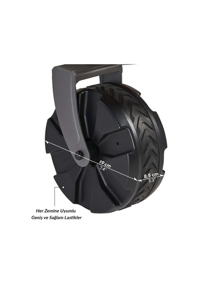 Uquip Buddy Katlanabilir Her Zemin İçin İdeal Yük Taşıma Aracı Boulder 245204 Krem