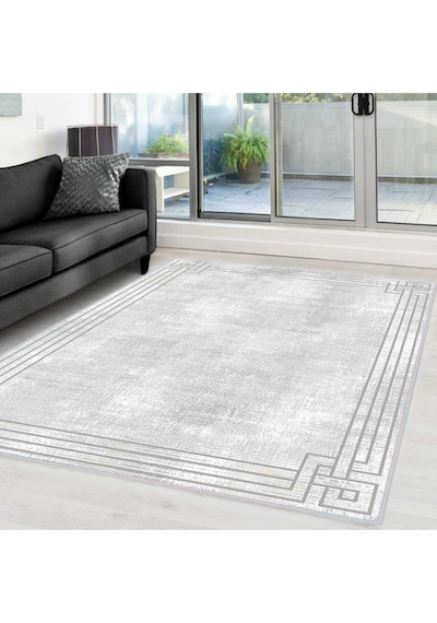 Rovigo Home Dijital Baskı Yıkanabilir Kaymaz Taban Salon Halısı RVG0357 Çok Renkli
