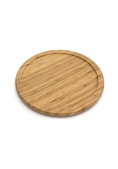Lipper International 8301 Bambu Ahşap 25,4 Cm Mutfak Döner Tablası Açık Ahşap