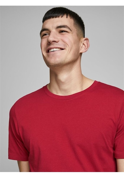 Jack & Jones Jack&jones Jjeorganic Basic Tee Ss O-neck Noos Erkek T-shirt-12156101 Mor
