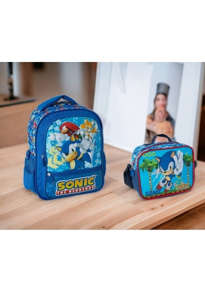Sonic İlkokul Çantası Ve Beslenme Çantası Çok Renkli