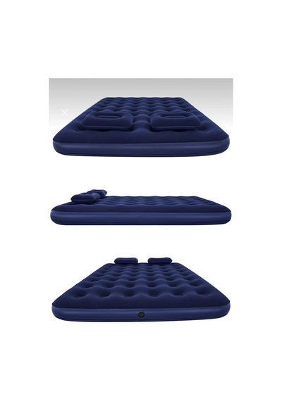 Vothoon Çift Kişilik Şişme Yatak Dahili Pompalı 203x152x22 Cm 2 Yastıklı -